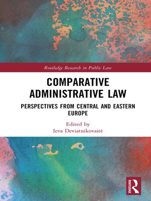 cover image of Comparative Administrative Law